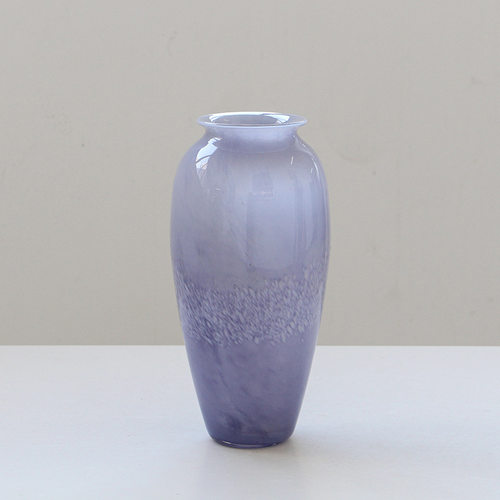 复古紫色小口鲜花玻璃工艺品卧室水培 花瓶新款北欧风插花居家