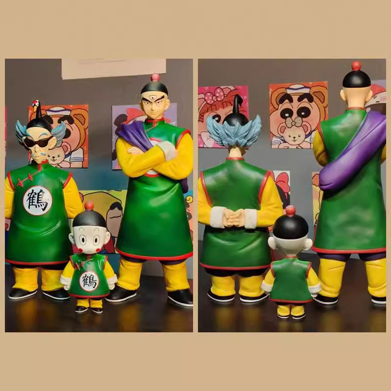 超级赛亚人 鹤仙流篇 鹤仙人 背包天津饭 饺子 公仔摆件 盒装手办