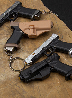 1:3可拆卸半合金尼龙ttiG34战斗大师钥匙扣玩具手抢模型不可发射