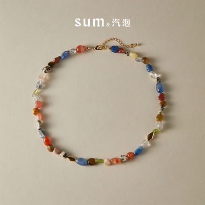 天然石女百搭时尚项链