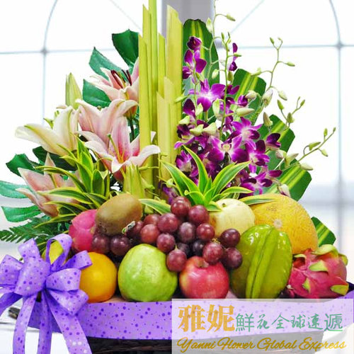 新加坡中秋节订水果篮速递生日