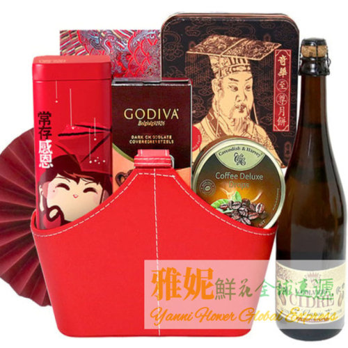 香港中秋节礼品蓝速递商务合作