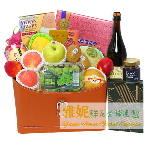 香港新年水果篮速递新年送礼澳门