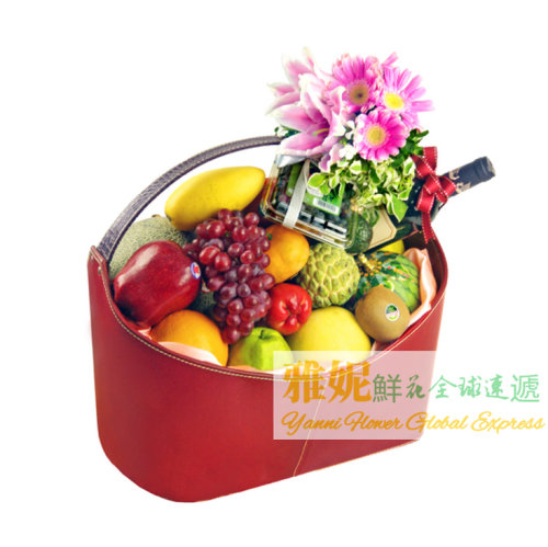 香港新年水果篮速递新年送礼澳门