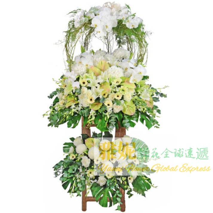 香港高檔大型喪禮花籃花圈花牌花店送花同城葬禮白事帛哀思悼念訂