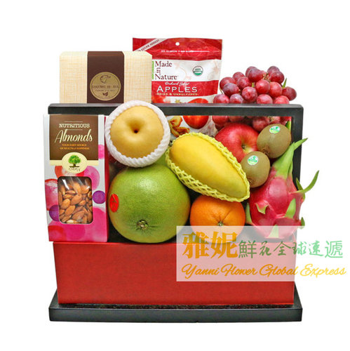 香港新年水果篮速递新年送礼澳门