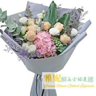 香港鮮花速快遞同城送七夕情人節訂生日祝福花店理工大學旺角澳門