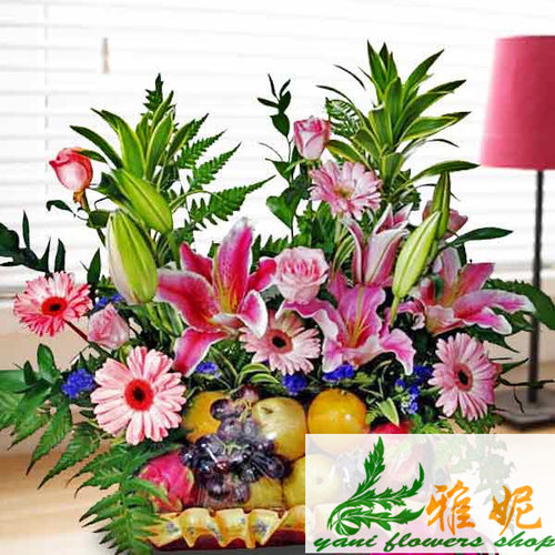 新加坡中秋节水果蓝订购生日祝福