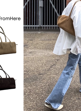 StartFromHere｜麂皮托特包 2025秋冬新款简约时髦腋下法棍包女