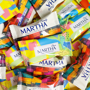 玛莎巴赫雪语之恋牛奶脆燕麦白巧克力味麦片棒喜糖果零食小吃饼干