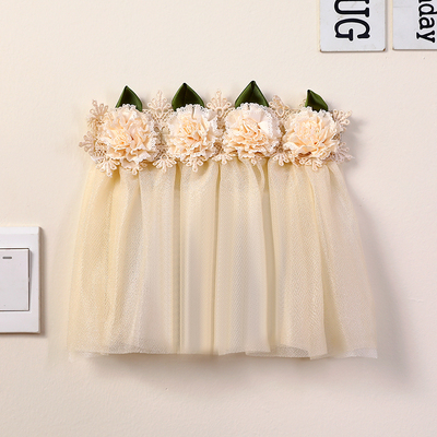 布艺蕾丝可视电话遮挡罩