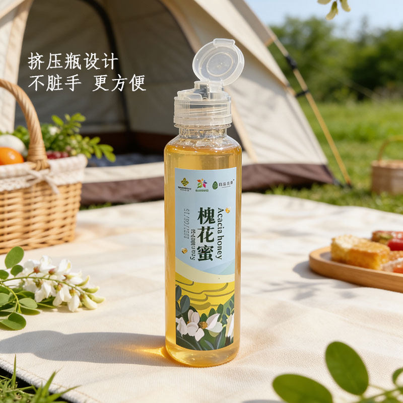 初祖农耕 【扶贫 特产】蜂蜜清水特产洋槐花蜜农家自产挤压槐花蜜