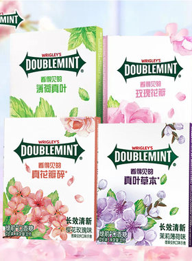绿箭口香糖樱花茉莉玫瑰薄荷味