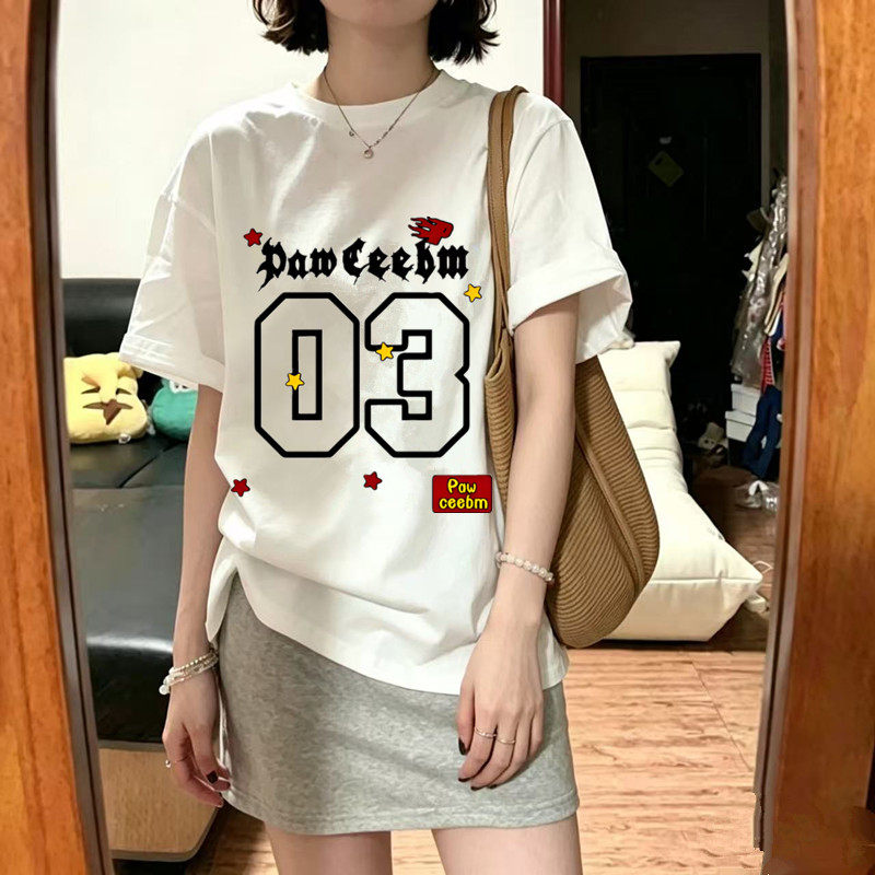 正肩短袖t恤女款2026新款夏T恤