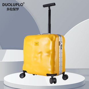 行李箱18寸拉链款登机箱轻便行李箱学生拉杆箱小型旅行箱密码箱