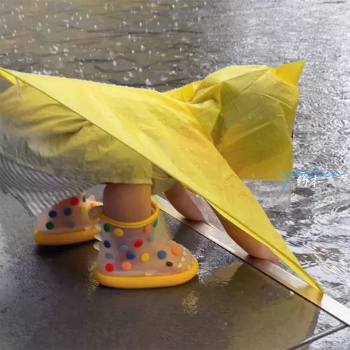 Мультяшная детская акула, дождевик, спортивная обувь, детские сапоги подходит для мужчин и женщин для детского сада, милые ботинки