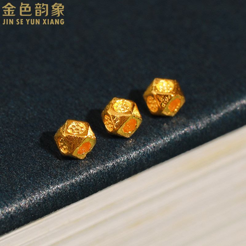 足金999古法手工黄金菱形珠小金珠转运珠diy散珠配珠路路通配件|ruв категории ювелирные изделия/алмаз/жадеит/золото, золотые украшения (новый), другие - от Buy2taobao.com для оказания профессиональной услуги покупки агента Taobao