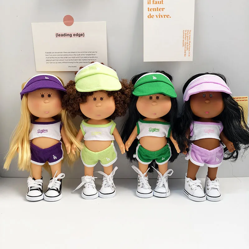 西班牙Mia土豆娃娃衣服24厘米mia公仔换装套装LA鸭舌帽三件套,玩具/童车/益智/积木/模型,娃娃/配件/着替,淘宝优惠券,粉丝福利购,淘宝优惠卷