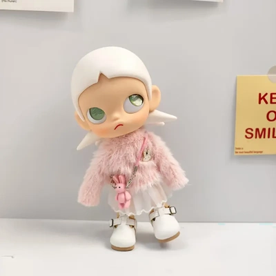 zsiga可动人偶向往之处 bjd玩偶娃衣嘎子姐衣服20cm甜兔粉绒绒