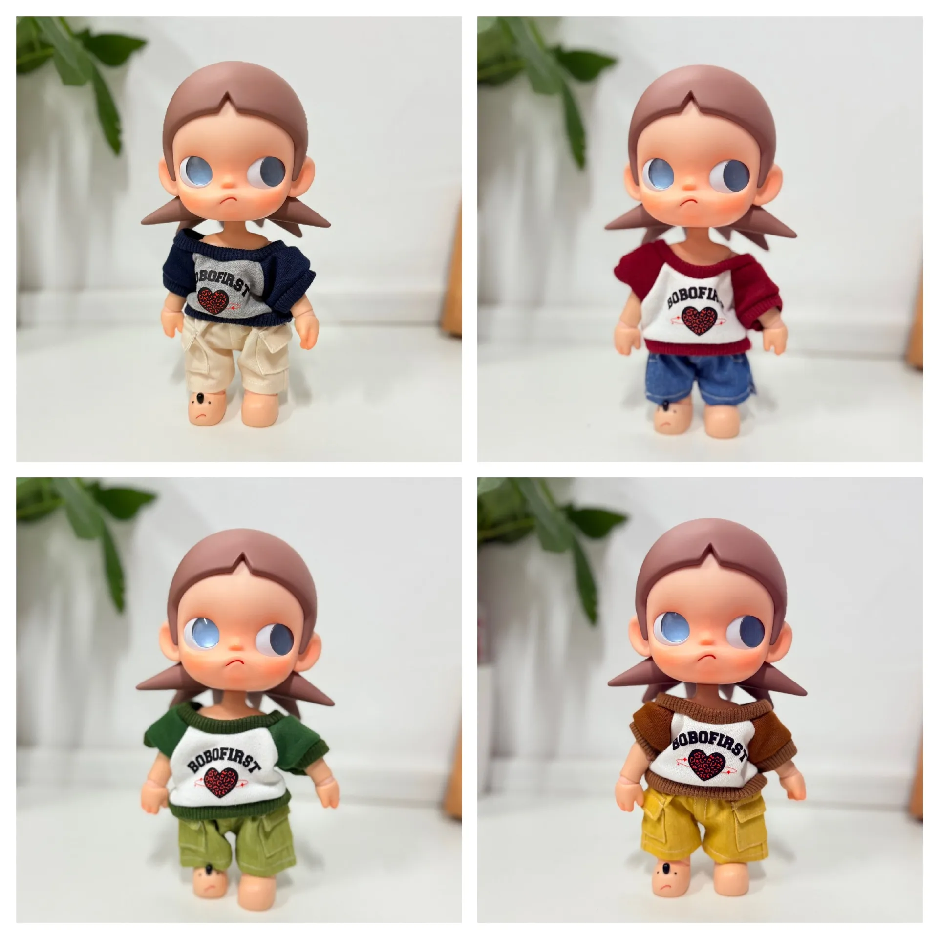 仅衣服］zsiga向往之处bjd玩偶娃衣1/8嘎子姐衣服爱心插肩袖套装