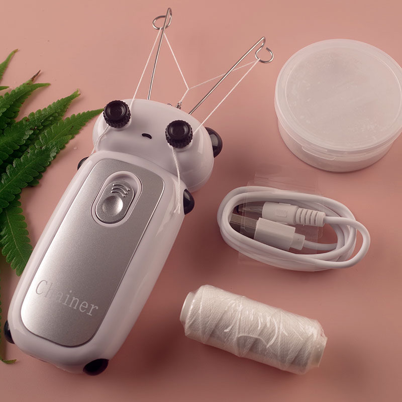 挽脸机去毛男女脱毛器仪挽脸器电动挽面器绞脸器脸部除毛器拔毛器