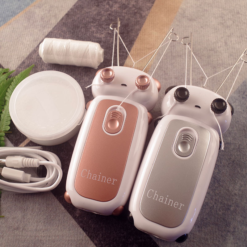 拔毛器脱毛器仪挽脸机去毛男女挽脸器电动挽面器绞脸器脸部除毛器