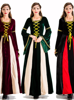 万圣节希腊女神宫廷公主女王服装 复古欧式皇式话剧舞台剧演出服