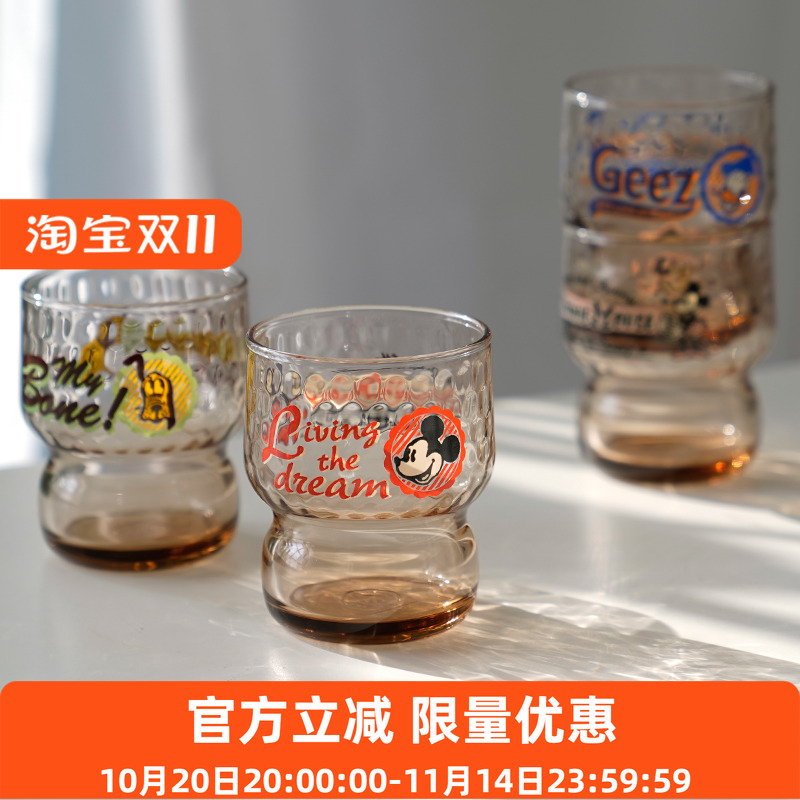 ADERIA玻璃居家迪士尼可堆叠