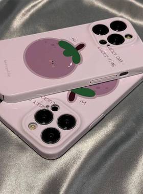 紫色山竹适用小米13Pro手机壳红米K60e夏日note13pro硬壳14爆款12