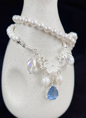 青柠阁蝶贝仙气百搭汉服项链璎珞