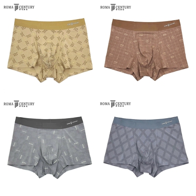 罗马世纪男士内裤莫代尔无痕中腰平角裤7113 7115 7117 7118 7119