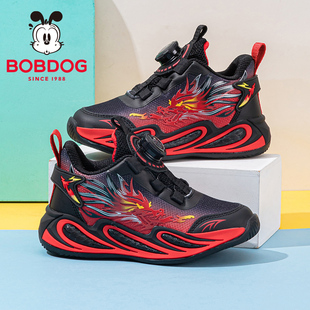 巴布豆童鞋男童运动鞋2026新款春款男孩春季跑步鞋男大童儿童鞋子