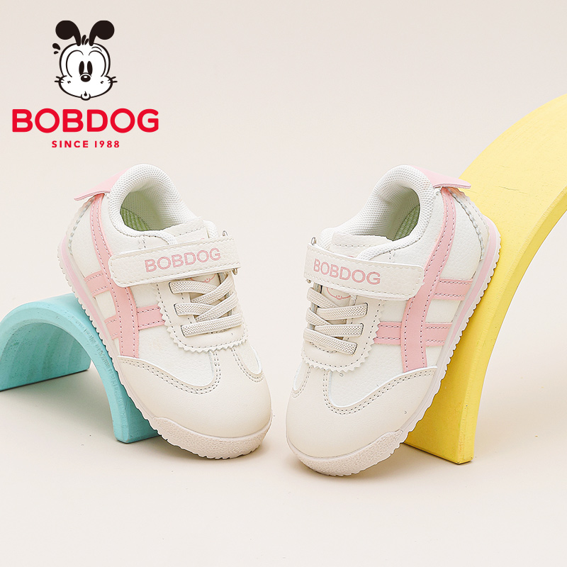 巴布豆童鞋女童鞋子2025新款秋季宝宝秋鞋软底鞋一岁儿童学步鞋男