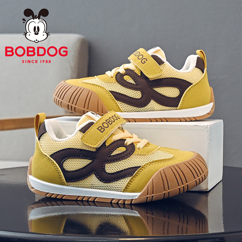 巴布豆童鞋男童鞋子2026夏季新款男宝网面透气男款夏款儿童运动鞋