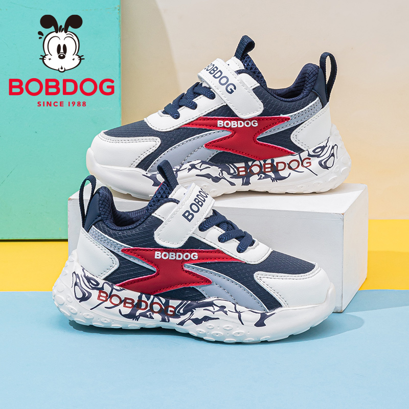 巴布豆童鞋男童鞋子秋2025新款秋季小孩休闲鞋男孩男宝儿童运动鞋