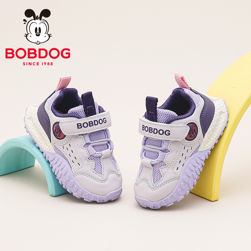 巴布豆童鞋女童鞋子2025新款秋季一岁婴儿软底鞋女宝宝儿童学步鞋