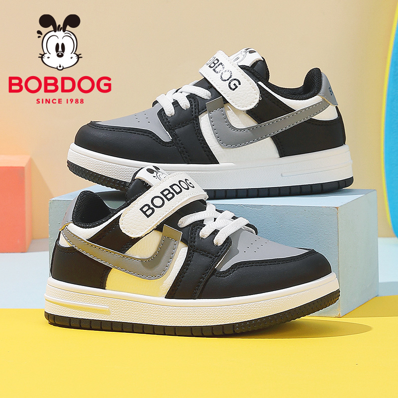 巴布豆童鞋儿童板鞋2025新款秋季大童男鞋超火aj鞋秋款男童鞋子女