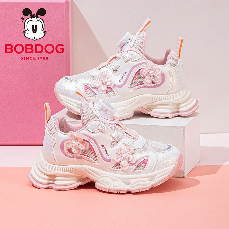巴布豆童鞋官方旗舰店女童运动鞋2025新款校园公主鞋秋季儿童鞋子
