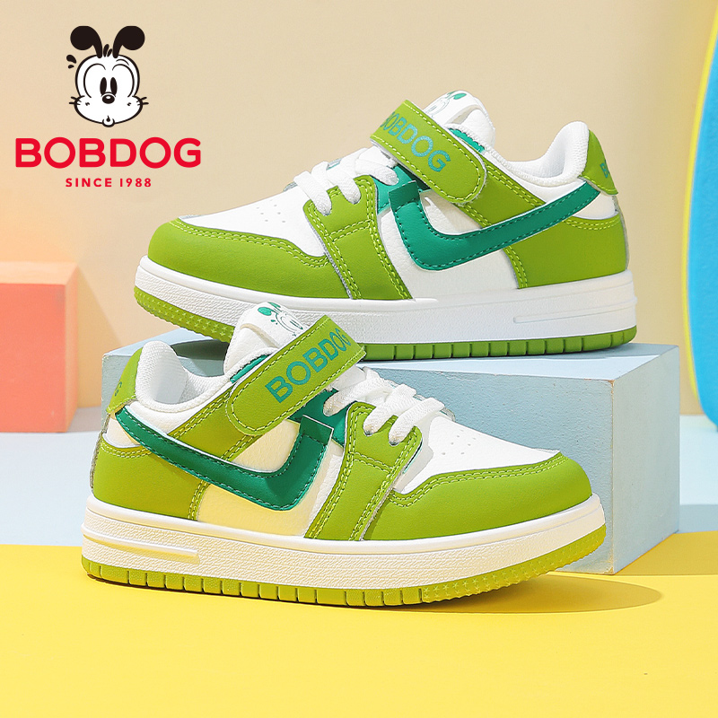 巴布豆童鞋儿童板鞋2025新款秋季男大童运动鞋休闲aj鞋男童鞋子女