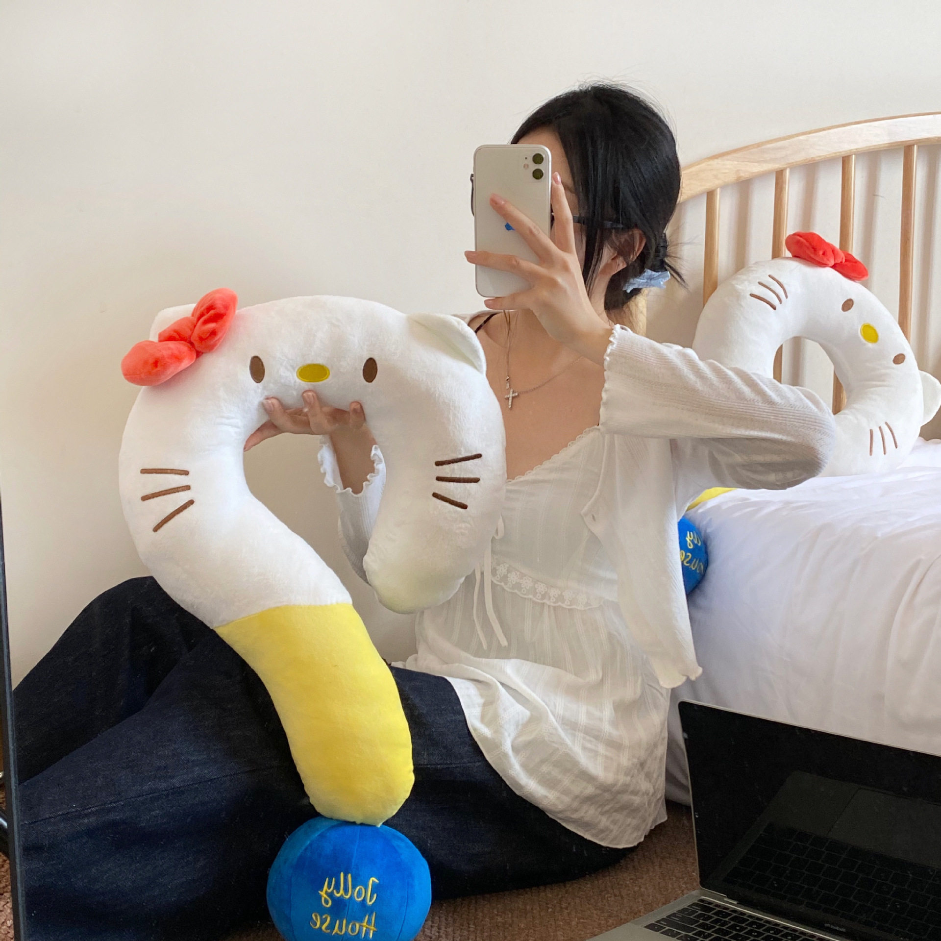 创意可爱猫咪颈枕飞机旅行枕居家