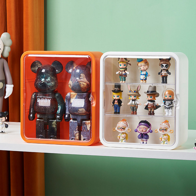 壁挂盲盒收纳玩偶展示架磁吸泡泡