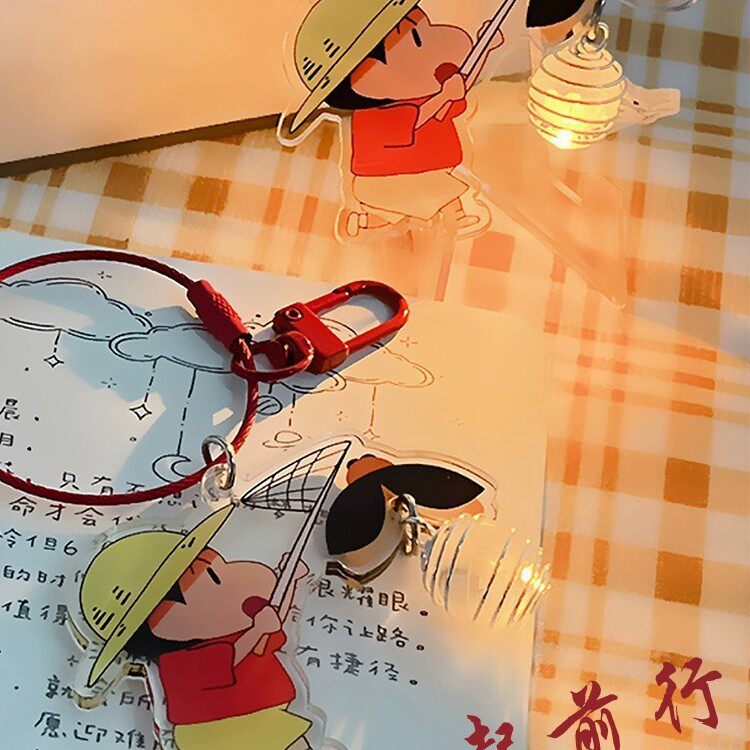 蜡笔小新自行车装饰小配件可爱夜