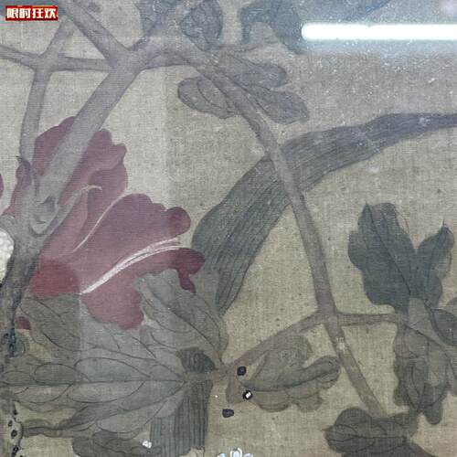 代钱选花鸟工C笔四季平安国画荔枝蔬菜婴戏烹茶牡丹高清复制画