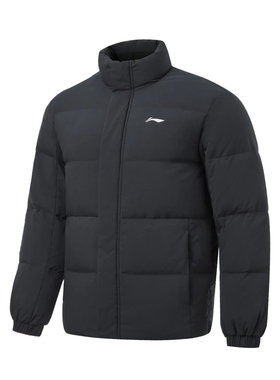 Lining/李宁正品冬季男子火锅羽绒系列纯色立领保暖羽绒服AYMT105