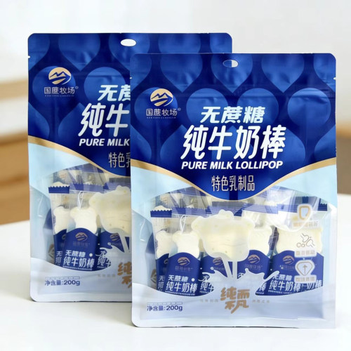 图腾牧场内蒙无蔗糖高钙纯牛奶棒纯乳酪手抓奶棒儿童零食内蒙包邮