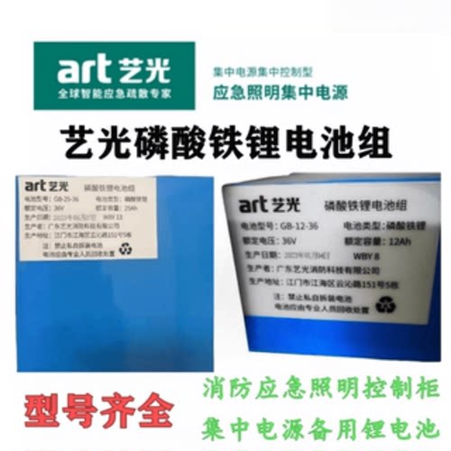 art艺光磷酸铁锂电池组GB-12-36V