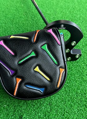 LAB 高尔夫推杆套 中杆半圆磁铁双耳黑色推杆套DF3 MEZZ防水新款