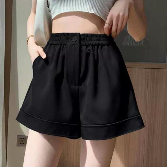 女高腰女气质靴裤夏季短款黑色2026休闲裤裤子裤子百搭阔热腿新款