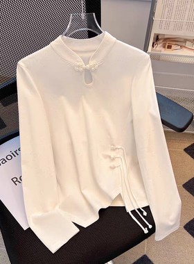 新中式打底衫女士长袖t恤