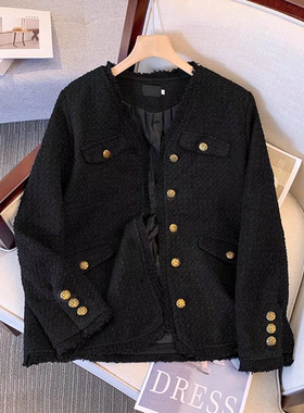 小香风粗花呢外套